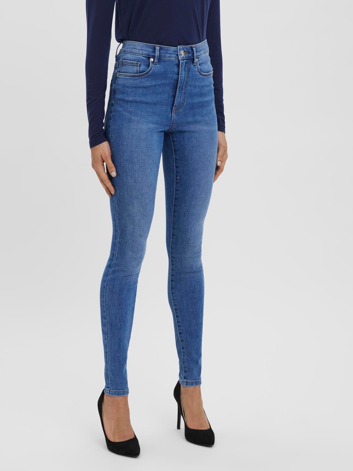 VMSOPHIA High rise Medium | Moda® Blue Vero | Jeans