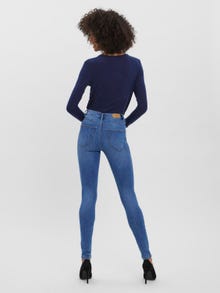 Vero Moda VMSOPHIA Høj talje Skinny fit Jeans -Medium Blue Denim - 10260928