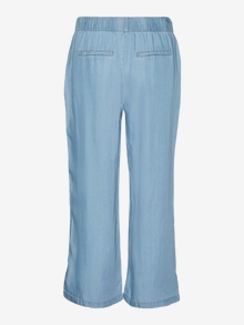 Vero Moda VMLILIANA Mid waist Trousers -Light Blue Denim - 10261003