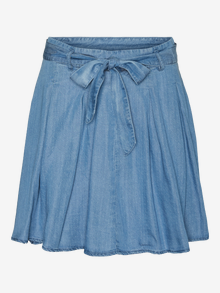 Vero Moda VMLILIANA Taille haute Jupe courte -Medium Blue Denim - 10261010