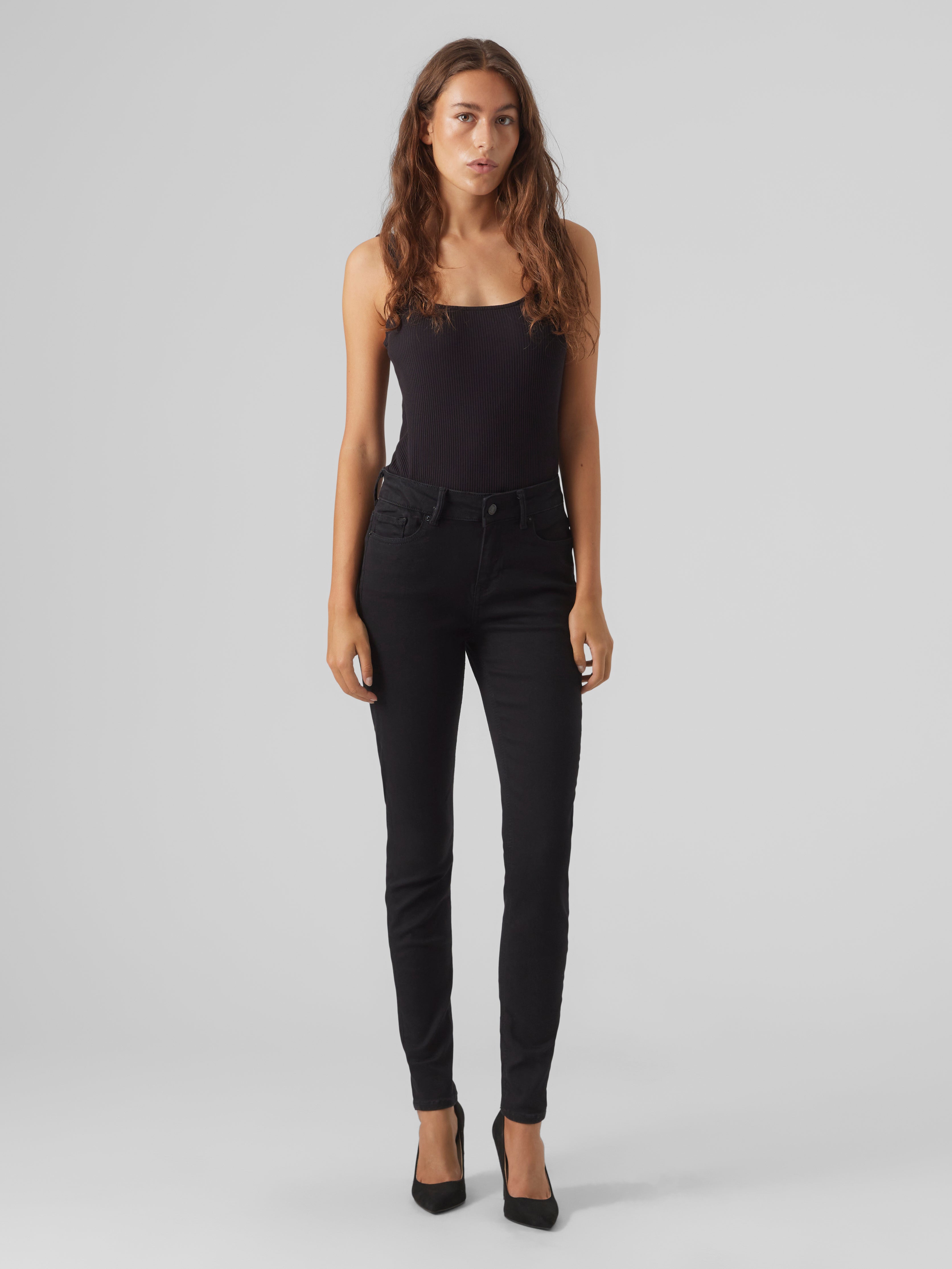 VMPEACH Taille moyenne Skinny Fit Jeans