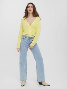 Vero Moda VMNEWLEXSUN Strickjacke -Lemon Meringue - 10261276