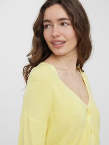 Vero Moda VMNEWLEXSUN Strickjacke -Lemon Meringue - 10261276