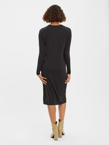 Vero Moda VMGAVA Lang kjole -Black - 10261285