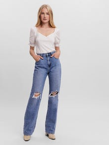 Vero Moda VMALBERTA Top -Bright White - 10261337