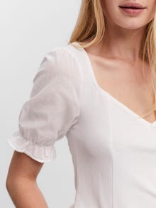Vero Moda VMALBERTA Top -Bright White - 10261337