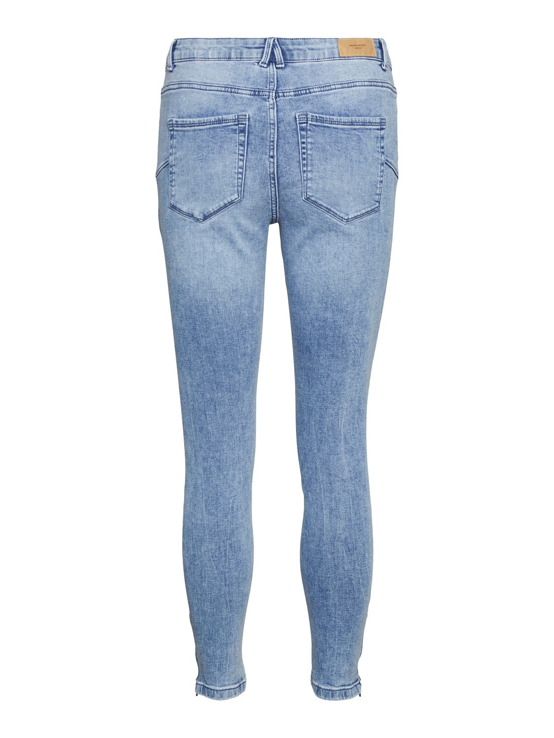 Vero Moda VMTILDE Mid Rise Slim Fit Jeans -Light Blue Denim - 10261347