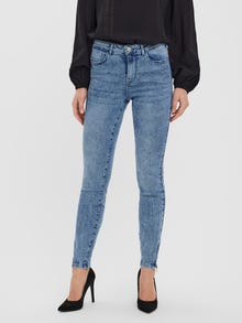 Vero Moda VMTILDE Taille moyenne Slim Fit Jeans -Light Blue Denim - 10261347