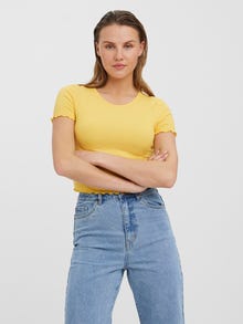 Vero Moda VMJILL Top -Amber Yellow - 10262156