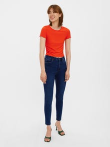 Vero Moda VMJILL Top -Spicy Orange - 10262156