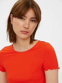 Vero Moda VMJILL Top -Spicy Orange - 10262156