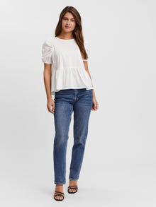 Vero Moda VMFRANCES Top -Cloud Dancer - 10262276
