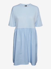 Vero Moda VMFINE Kort kjole -Cashmere Blue - 10262781