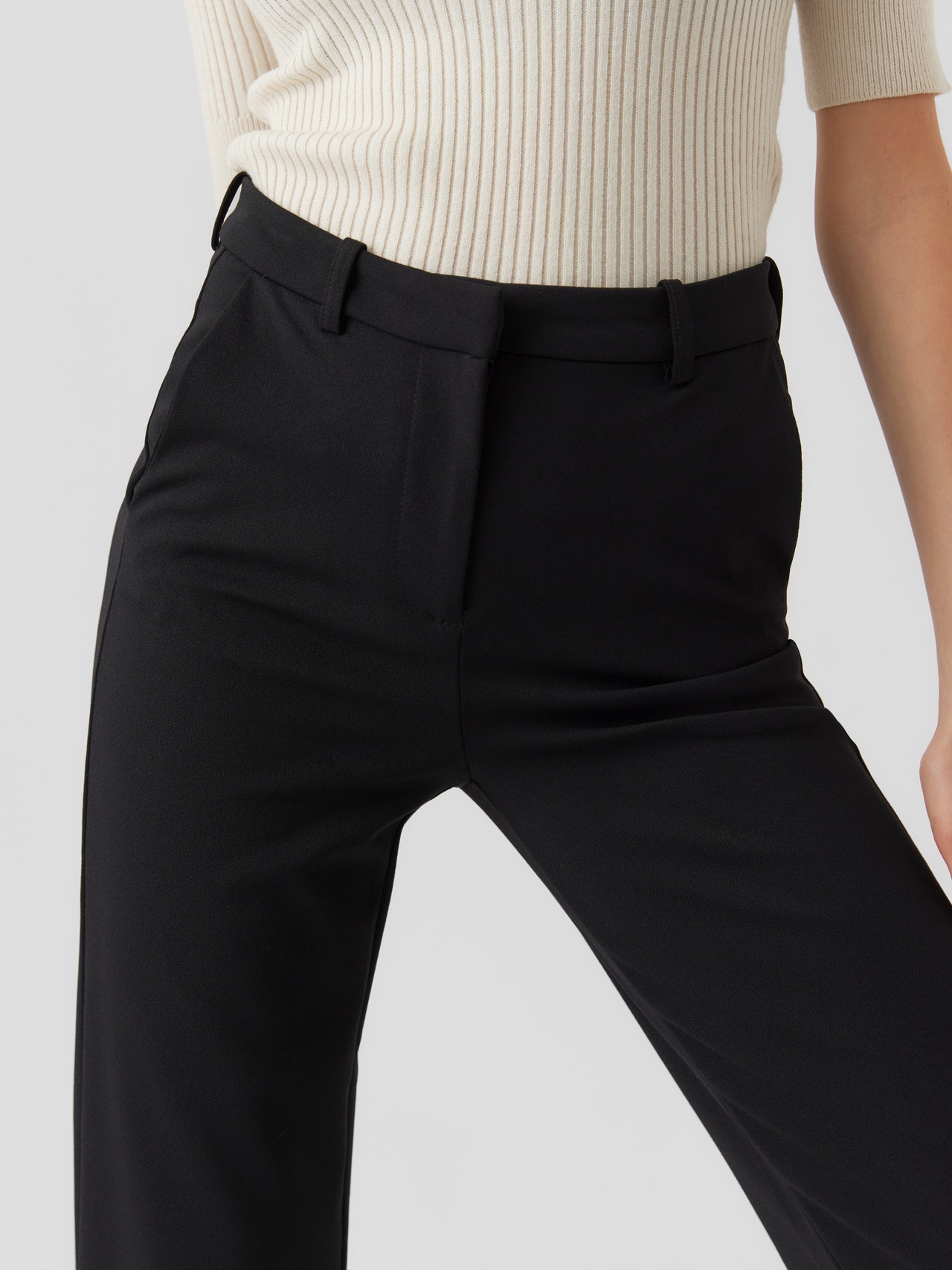 Vero Moda VMZAMIRA Cintura media Pantalones -Black - 10263670