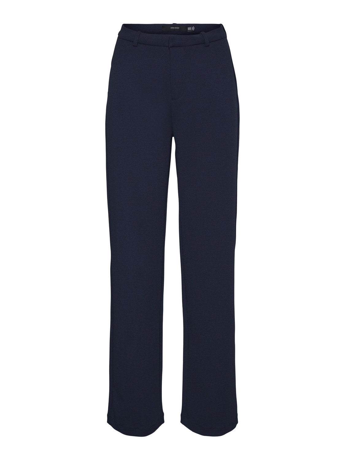 Vero Moda VMZAMIRA Mid waist Trousers -Navy Blazer - 10263670