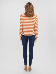 Vero Moda VMONELLI T-shirts -Orange Peel - 10263883