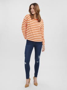 Vero Moda VMONELLI T-Shirt -Orange Peel - 10263883