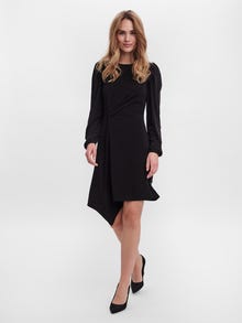 Vero Moda VMSOPHIA Lang kjole -Black - 10264293