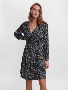 Vero Moda VMABBY Lange jurk -Black - 10264356