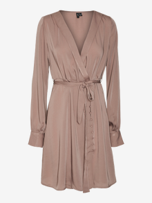 Vero Moda VMABBY Long dress -Deep Taupe - 10264356