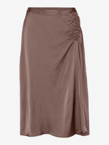 Vero Moda VMCRISTY Lang nederdel -Deep Taupe - 10264370