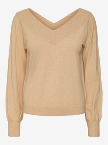 Vero Moda VMHOLLY Pullover -Beige - 10264394