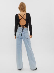 Vero Moda VMVALENTINA Top -Black - 10264450