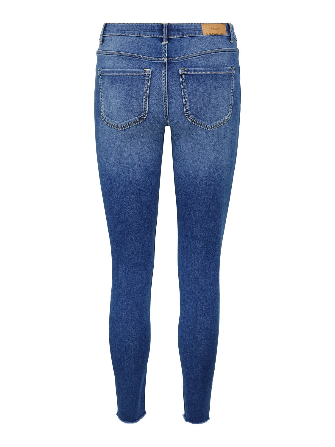 Vero Moda VMLYDIA Niski stan Krój skinny Jeans -Medium Blue Denim - 10264590