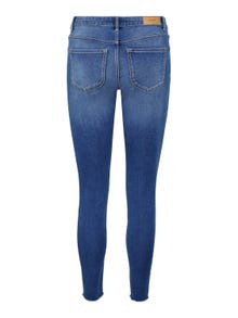 Vero Moda VMLYDIA Vita bassa Skinny Fit Jeans -Medium Blue Denim - 10264590