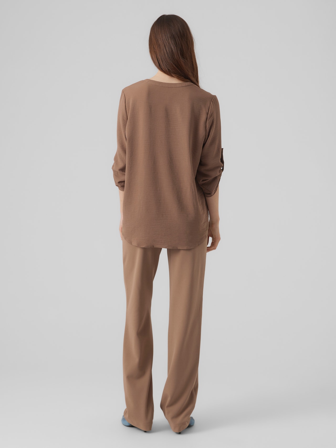 Vero Moda VMELVA Góra -Brown Lentil - 10264727