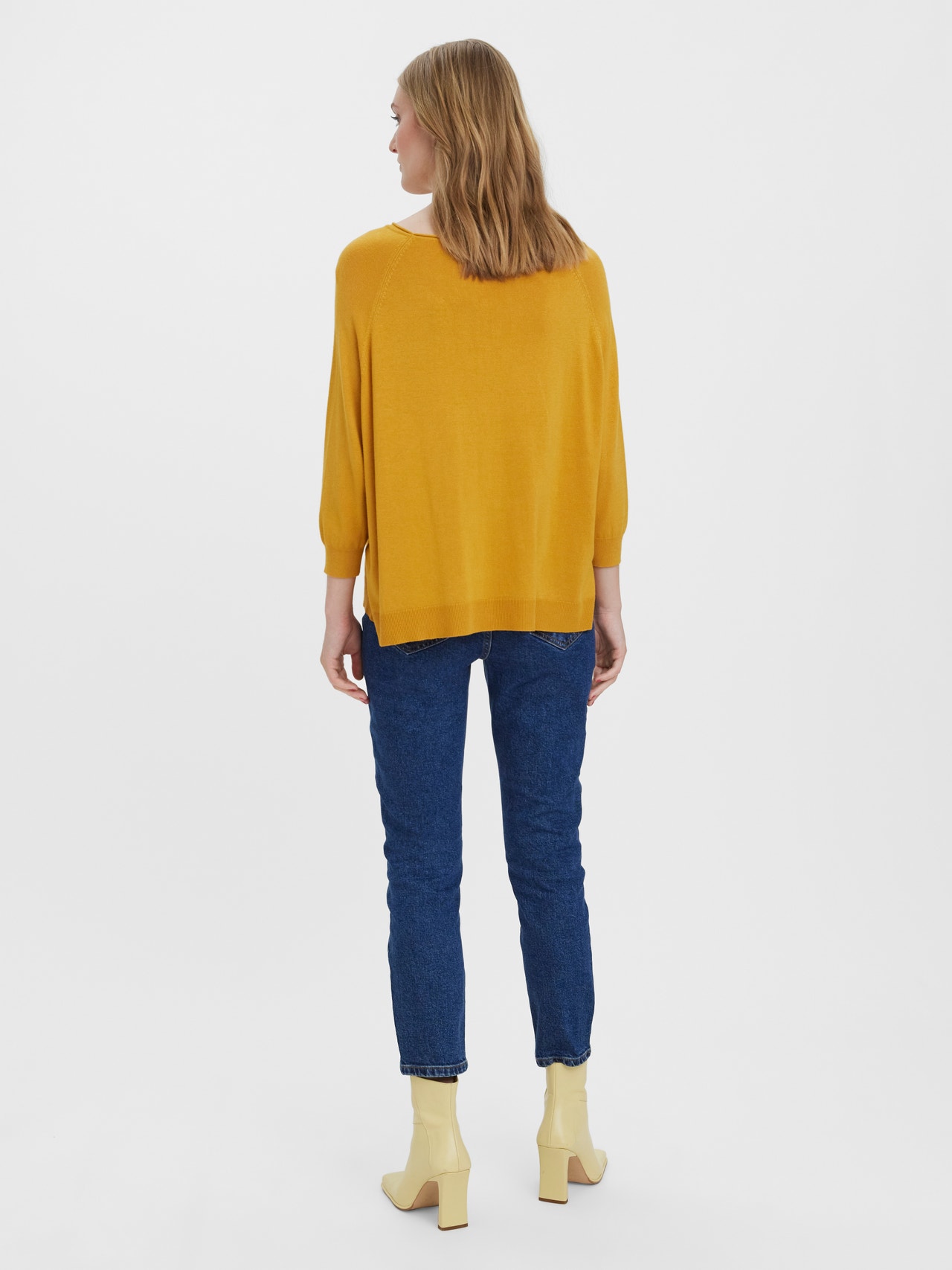 Vero Moda VMNELLIE Sweter -Golden Yellow - 10264755