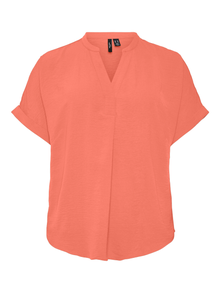 Vero Moda VMCELVA Overhemd -Georgia Peach - 10264798