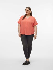 Vero Moda VMCELVA Overhemd -Georgia Peach - 10264798