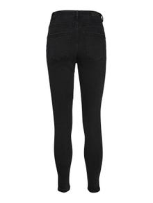 Vero Moda VMSOPHIA Hög midja Skinny Fit Jeans -Black Denim - 10265007