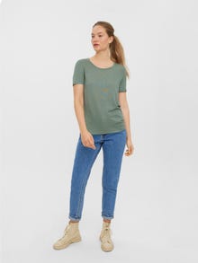 Vero Moda VMFLOWY T-Shirt -Laurel Wreath - 10265009