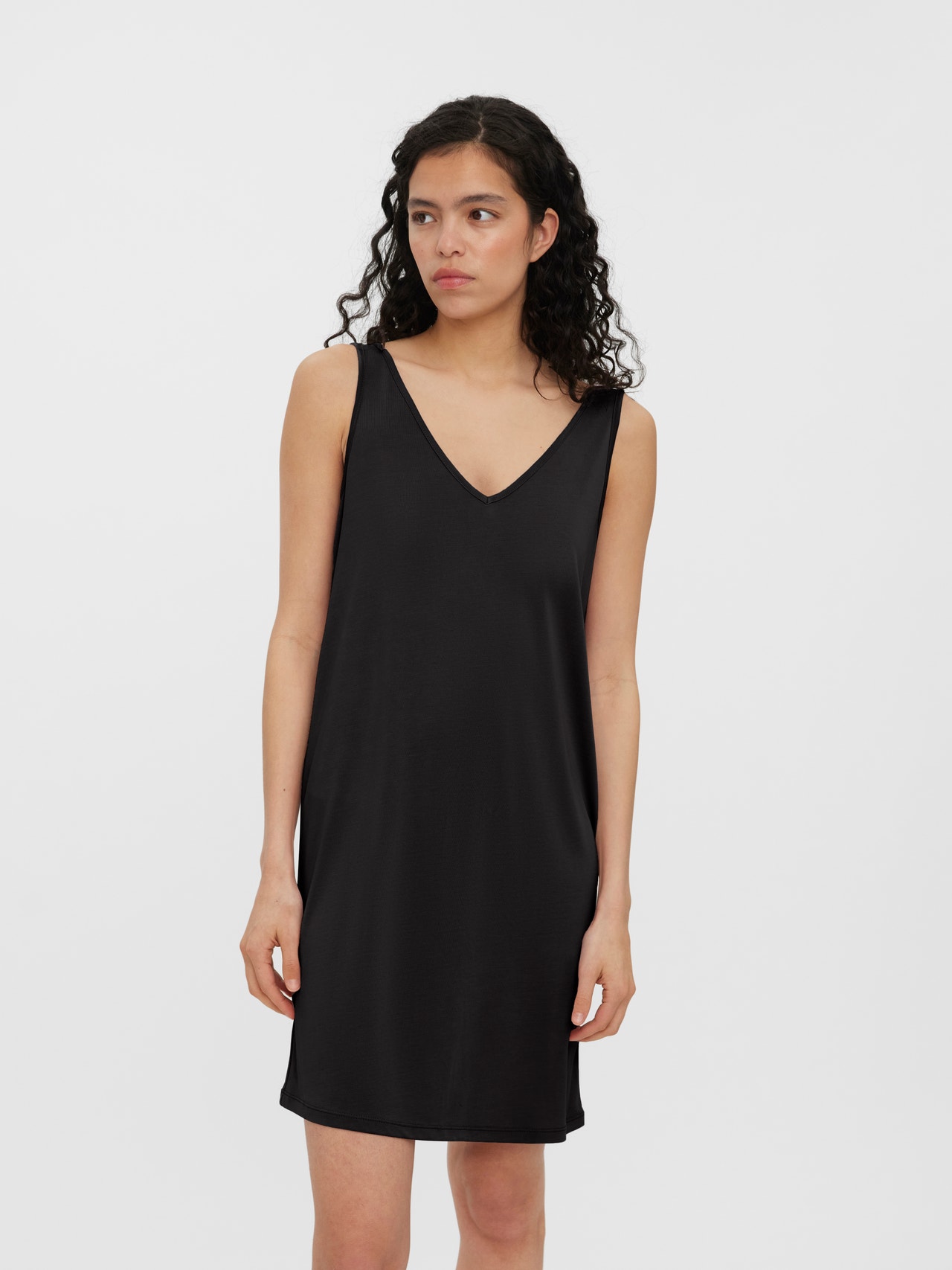Vero Moda VMFILLI Długa sukienka -Black - 10265015