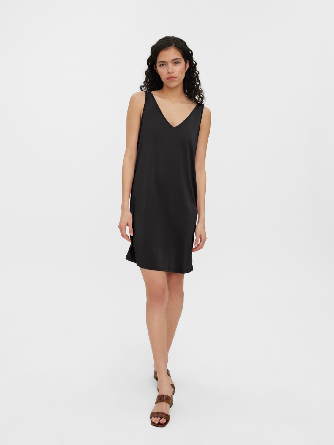 Vero Moda VMFILLI Lang kjole -Black - 10265015