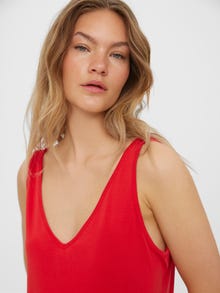 Vero Moda VMFILLI Long dress -High Risk Red - 10265015