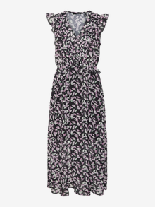 Vero Moda VMLOUI Long dress -Black - 10265162