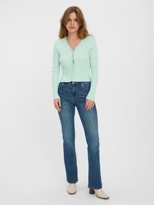 Vero Moda VMELLY Strikket cardigan -Brook Green - 10265204