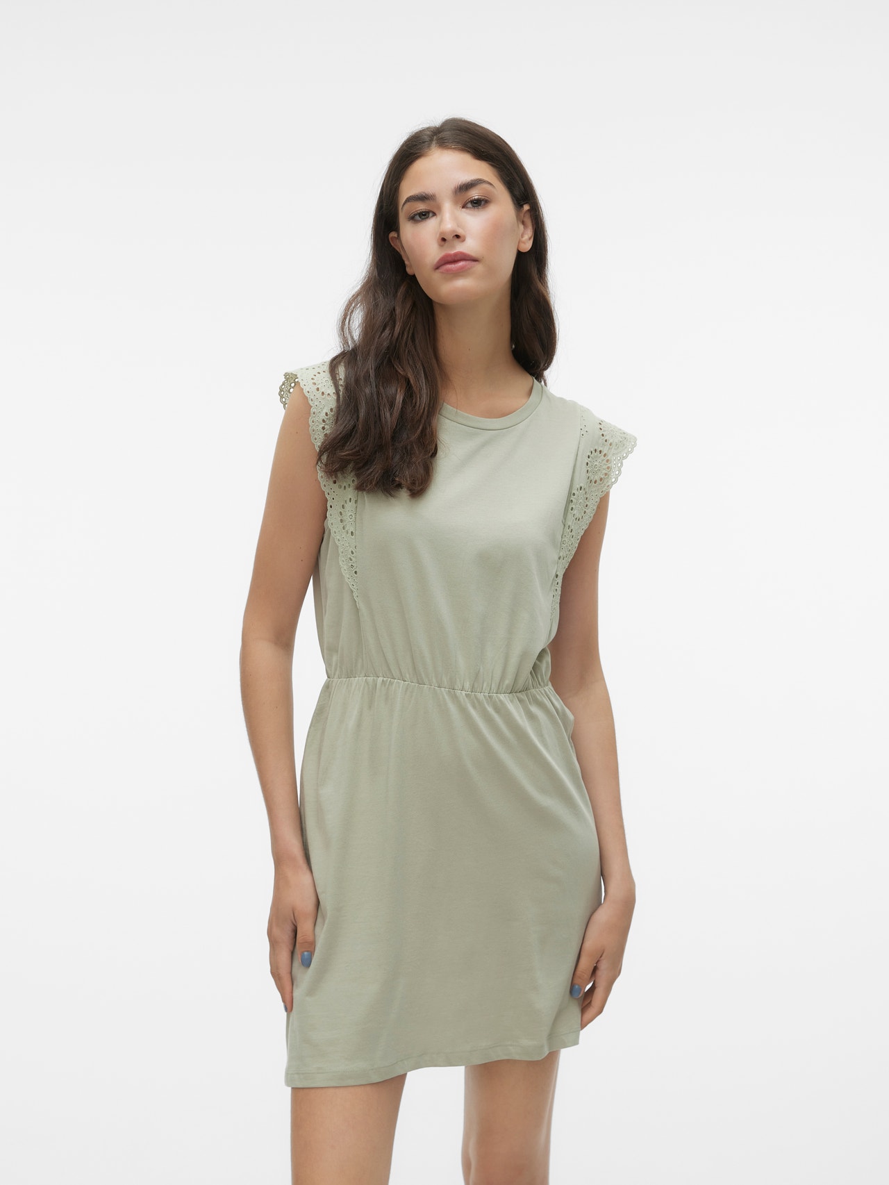 Vero Moda VMHOLLYN Kurzes Kleid -Desert Sage - 10265206