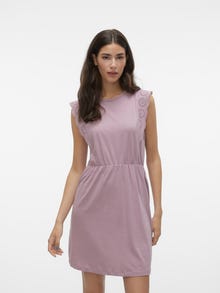 Vero Moda VMHOLLYN Short dress -Elderberry - 10265206