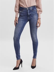 Vero Moda VMSOPHIA Hohe Taille Skinny Fit Jeans -Medium Blue Denim - 10265408