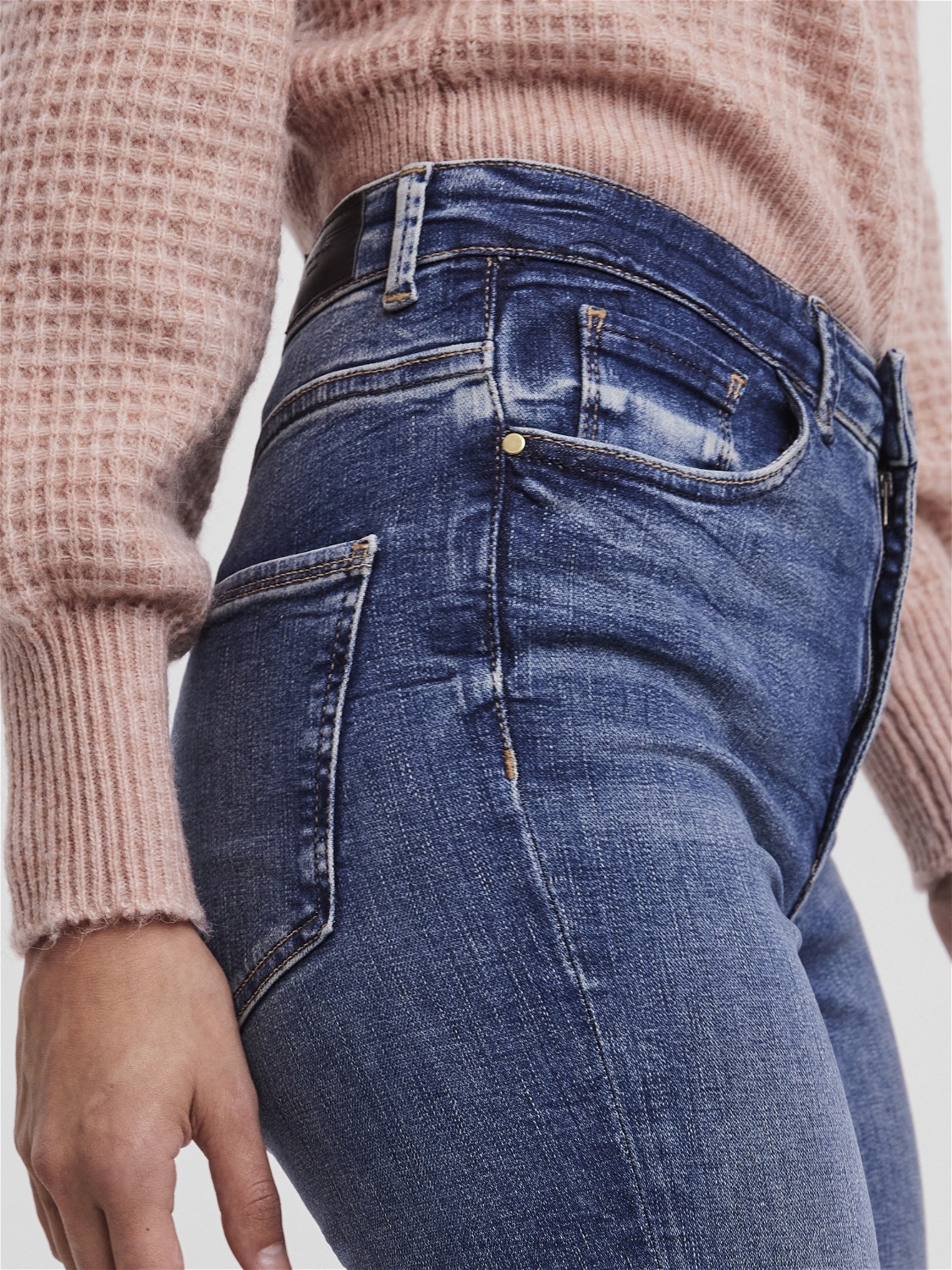 Vero Moda VMSOPHIA Høj talje Skinny fit Jeans -Medium Blue Denim - 10265408