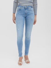 Vero Moda VMLUX Krój slim Jeans -Light Blue Denim - 10265419