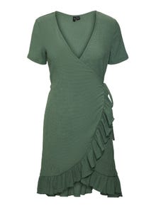 Vero Moda VMHAYA Kort klänning -Laurel Wreath - 10265446