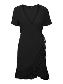 Vero Moda VMHAYA Kort klänning -Black - 10265446