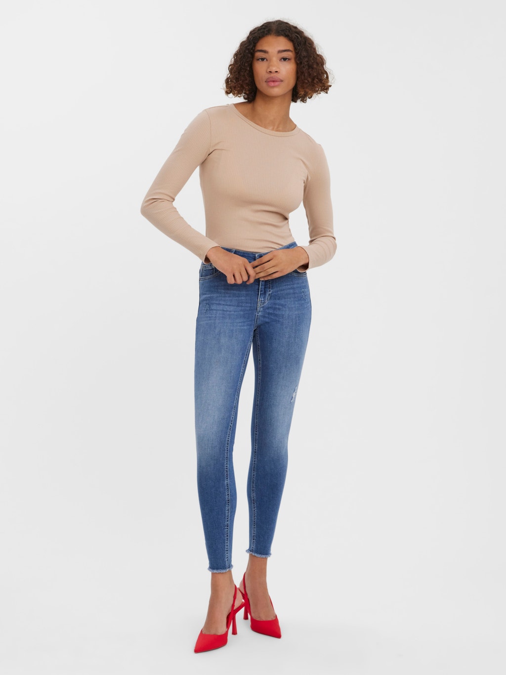 Donau datum Skalk Skinny fit Jeans | Medium Blue | Vero Moda®