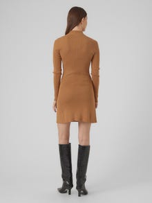 Vero Moda VMWILLOW Kort kjole -Tobacco Brown - 10265658