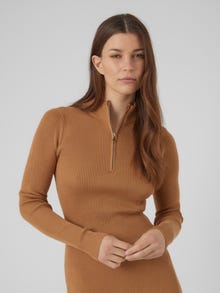 Vero Moda VMWILLOW Korte jurk -Tobacco Brown - 10265658